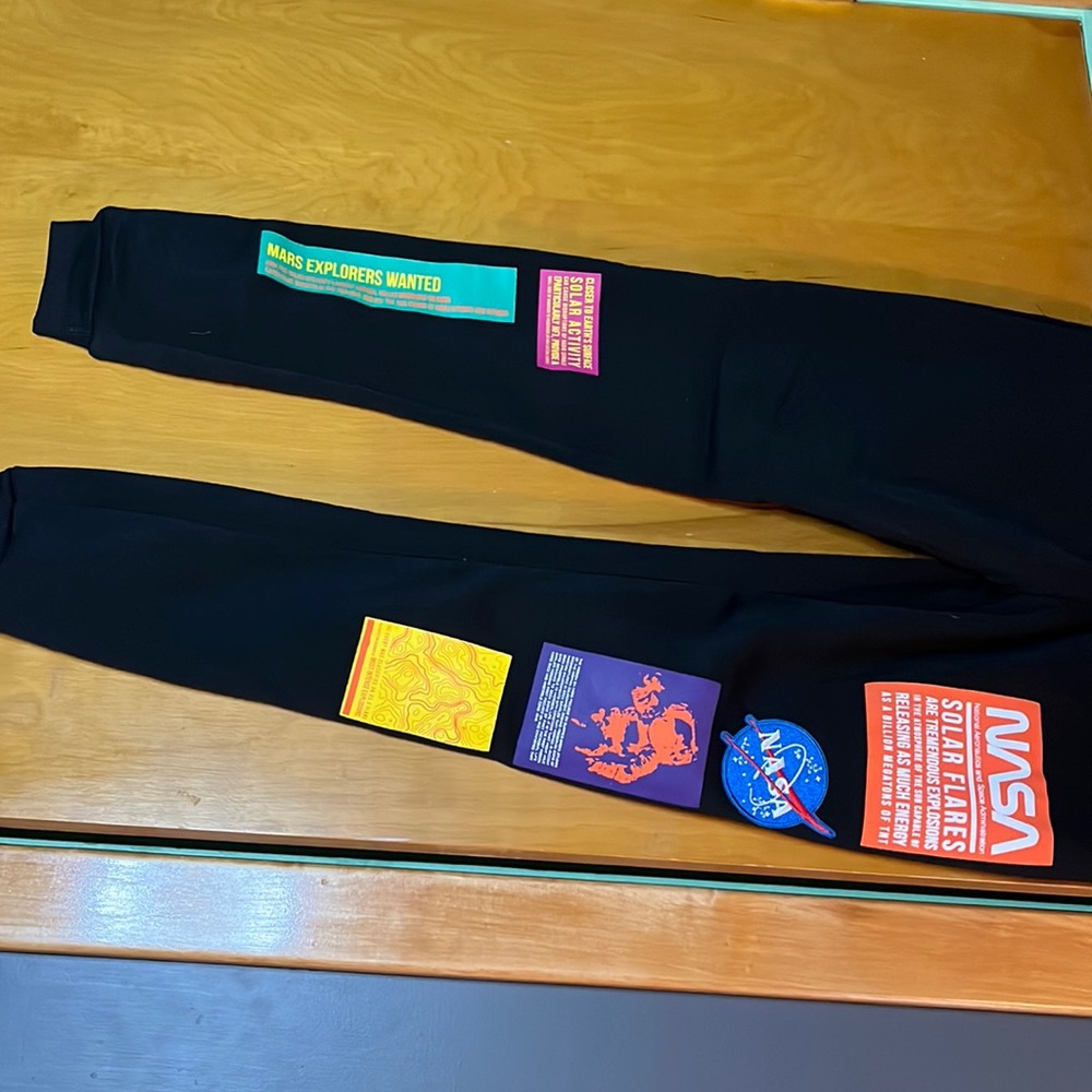 black nasa sweatpants never worn